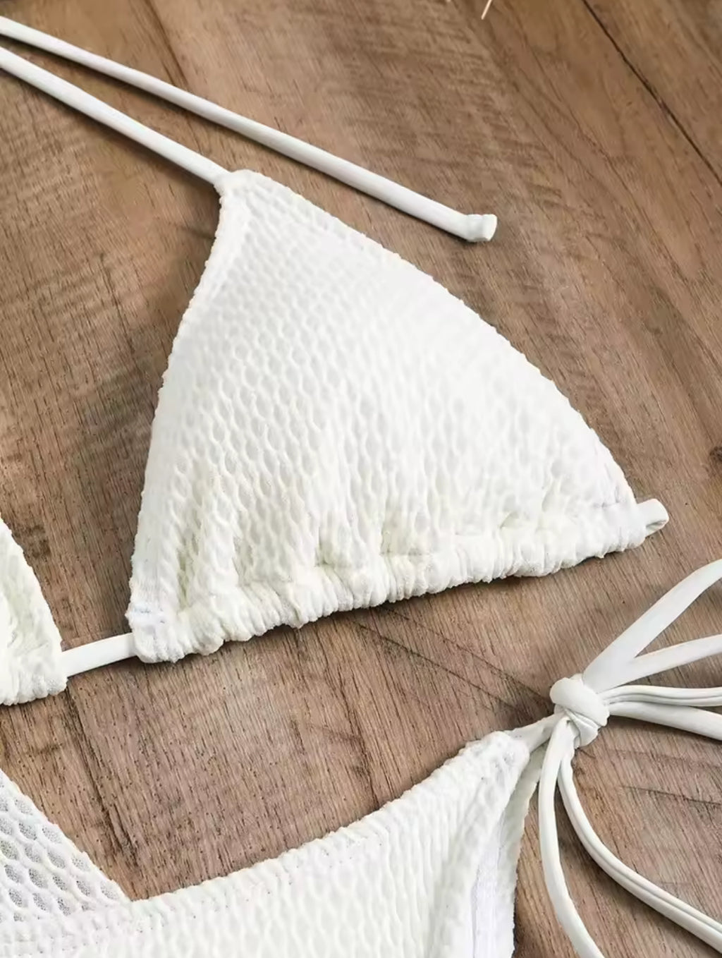 PlayaMood - Blanc Neige Maillot de bain set 4 en 1
