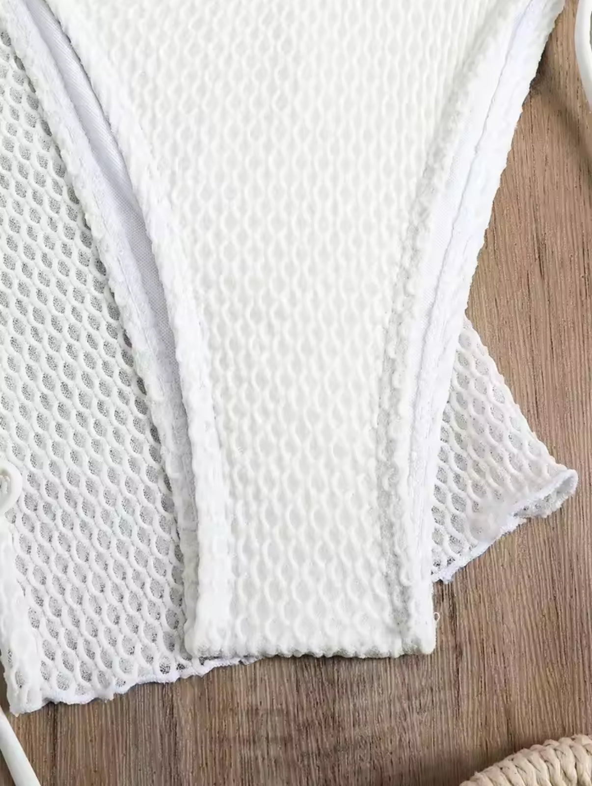 PlayaMood - Blanc Neige Maillot de bain set 4 en 1