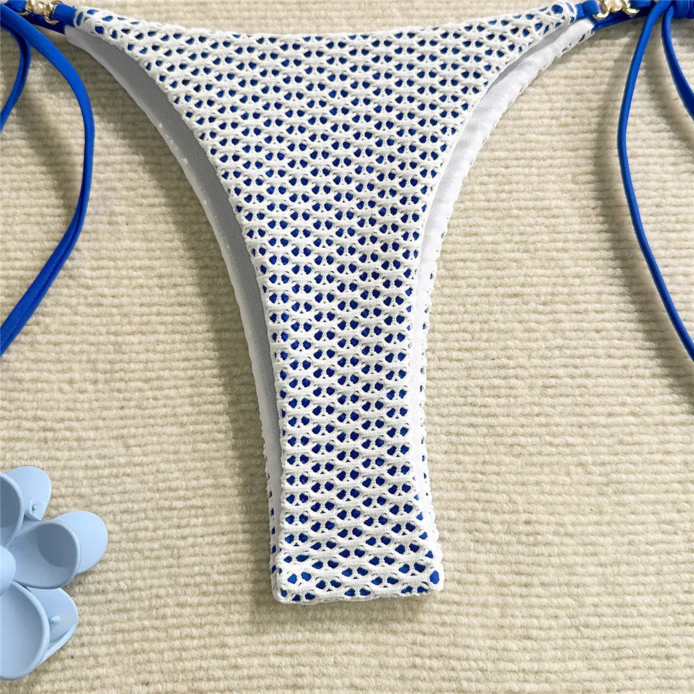 playaMood - Blanc/Bleu  Maillot de bain