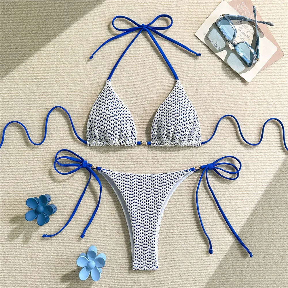 playaMood - Blanc/Bleu  Maillot de bain