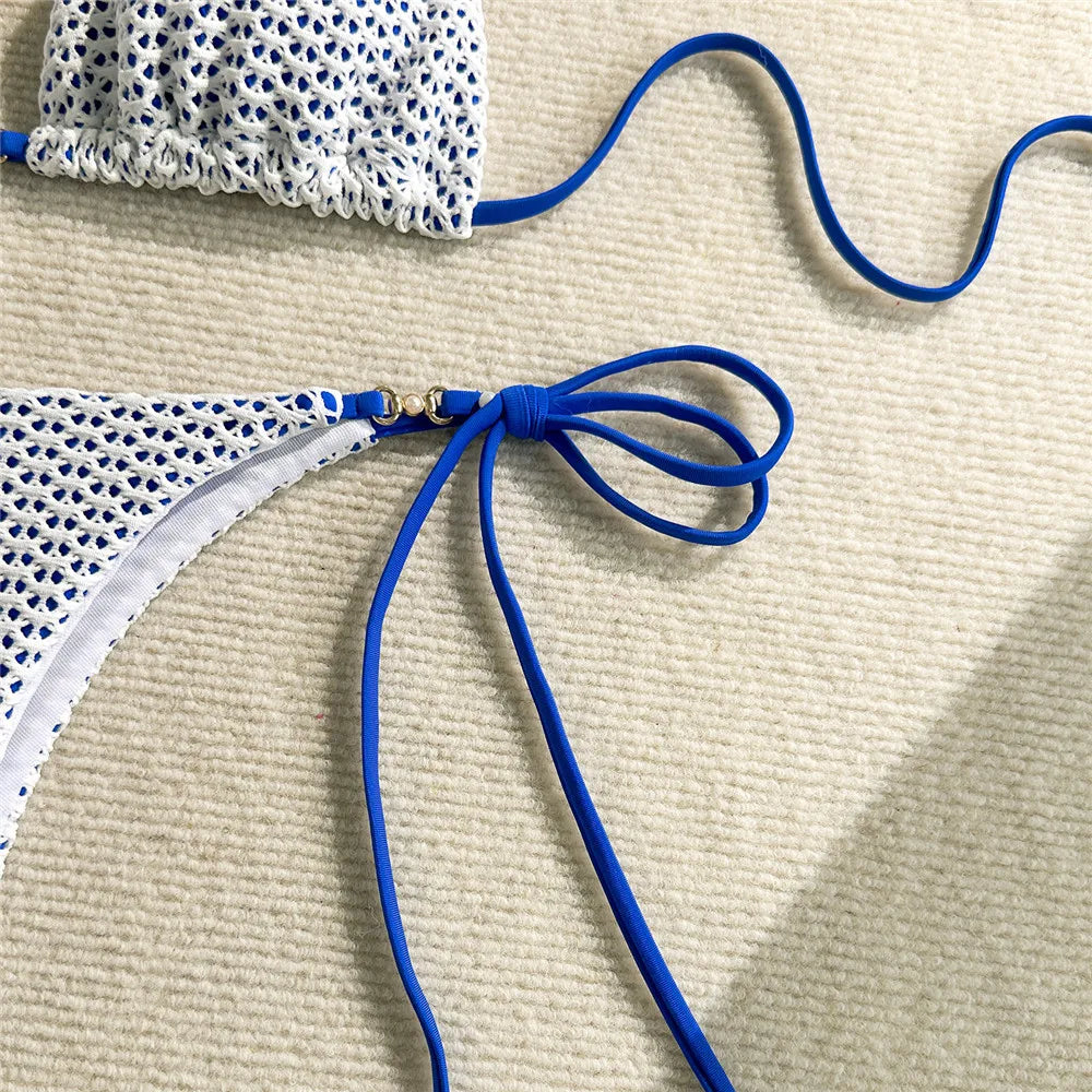 playaMood - Blanc/Bleu  Maillot de bain